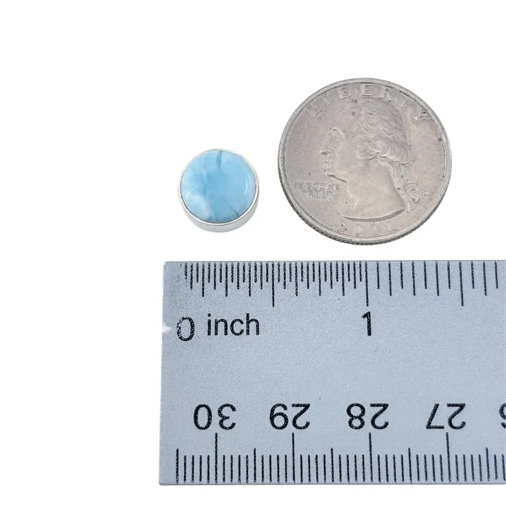 Vintage Sterling Silver 925 Larimar Pendant